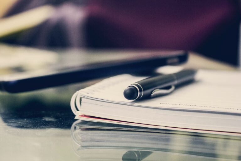 Pen op blocnote